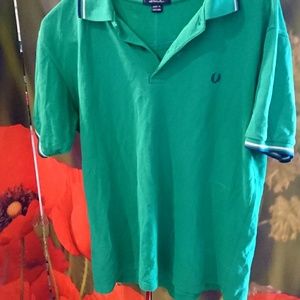Fred Perry Polo Shirt green medium